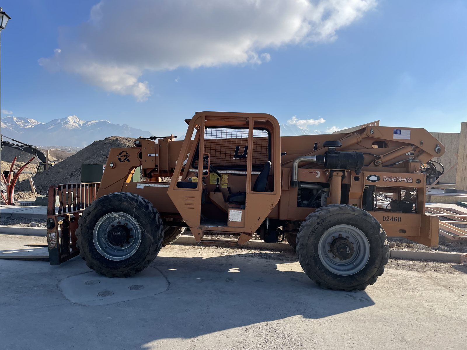8,000 Lb 42 Ft. Reach Telehandler Forklift for Rent!