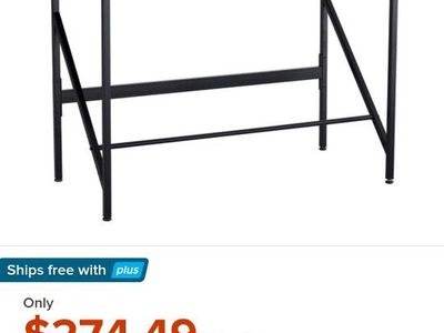 New in box Safco Mayline Varidesk Black Height Adjustable Standing Desk 48x29" Ergonomic Home Office