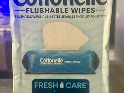 Cottonelle Fresh Care Flushable Wet Wipes - 10 Packs, 560 Total Wipes - Hypoallergenic - 100 cases available