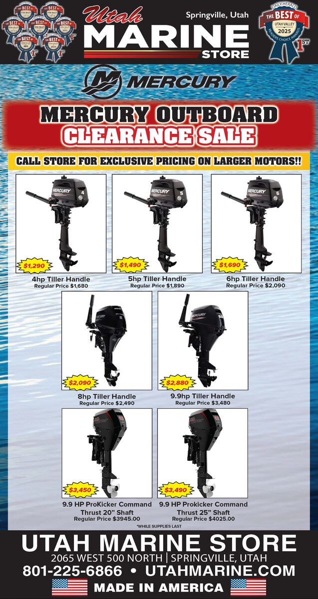 Mercury Outboard Motor Sale !!!