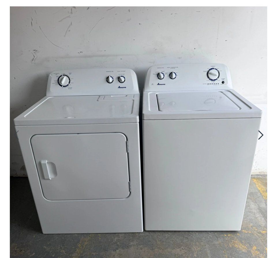 AMANA WASHER & DRYER SET – Delivery available