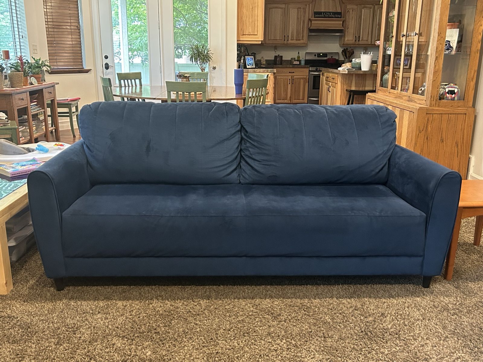 Blue couch