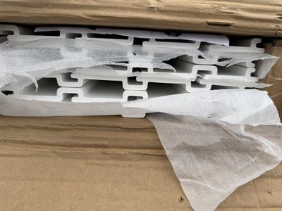 4 New Boxes Of White Slatwall