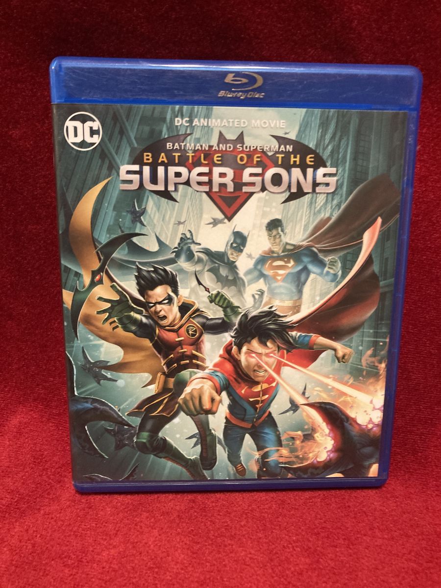 DC Animated Movie Battle Of The Super Sons Blu Ray Batman Superman
