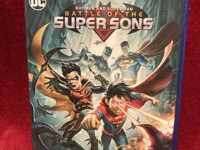DC Animated Movie Battle Of The Super Sons Blu Ray Batman Superman