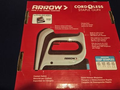 Arrow Cordless Staple Gun - Like New
