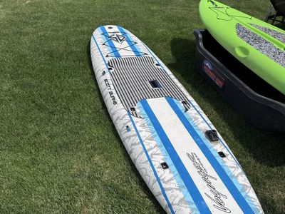 Two stand up paddle boards