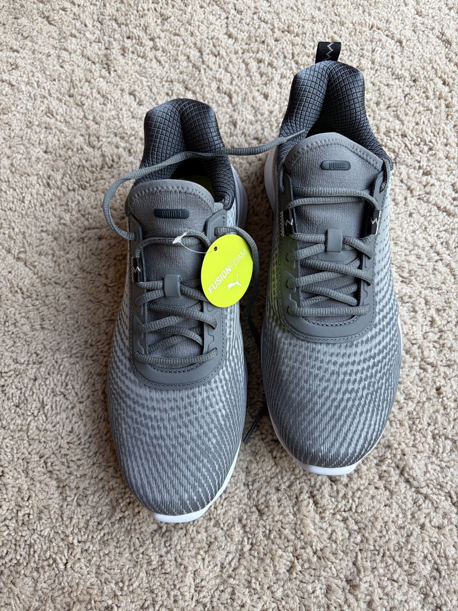 Puma Fusion Crush Sport Men's Golf Shoes Slate Gray Size 8.5 New