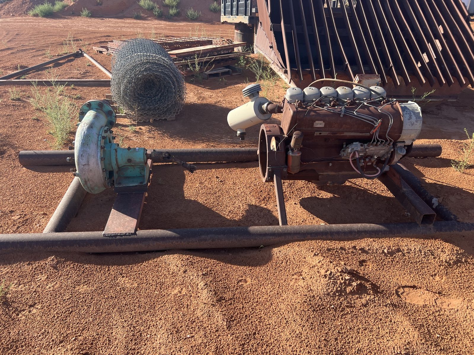 Industrial Water Pump with Diesel Engine - Heavy-Duty Farm/Construction Equipment