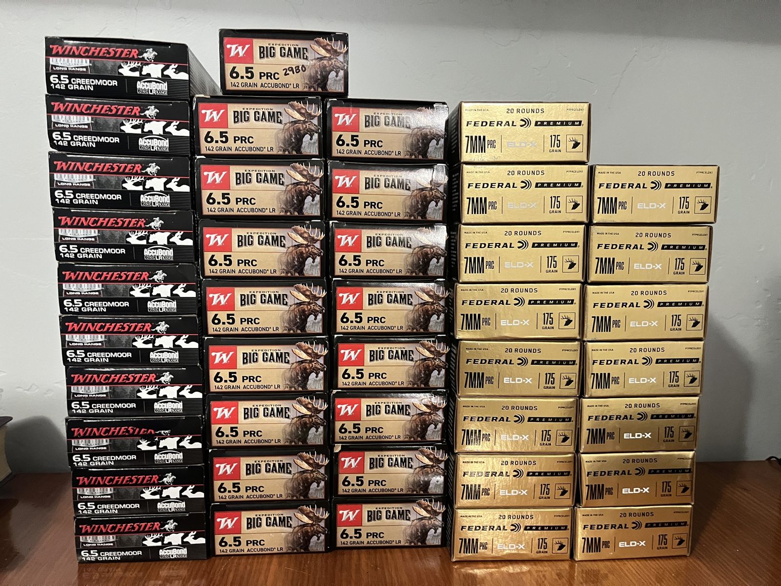 6.5 Creedmoor 6.5 PRC 7mm PRC Ammo
