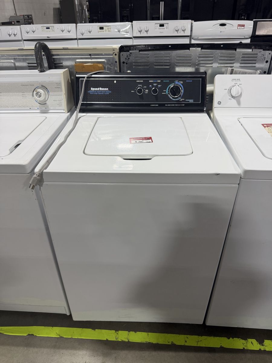 Speed Queen Top Load Washer - White, Heavy-Duty, Excellent Condition
