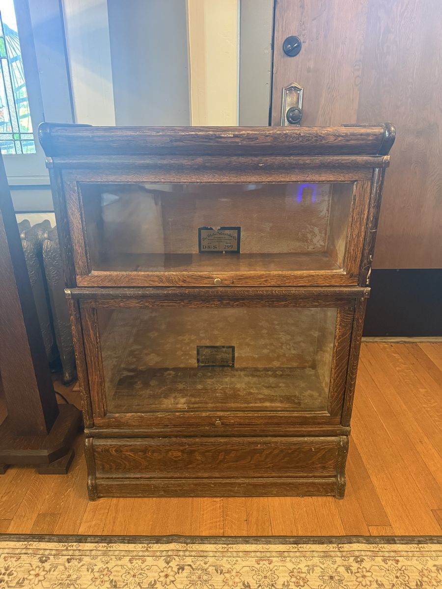 Antique Globe Wernicke Bookcase