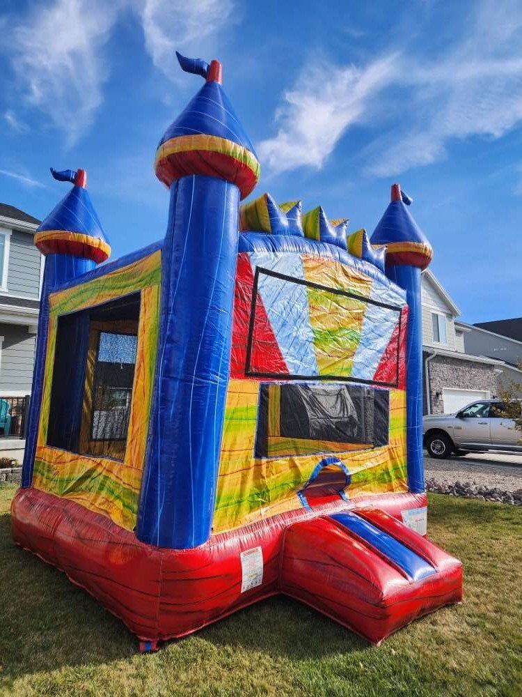 Sir bounce a lot! Bounce house!