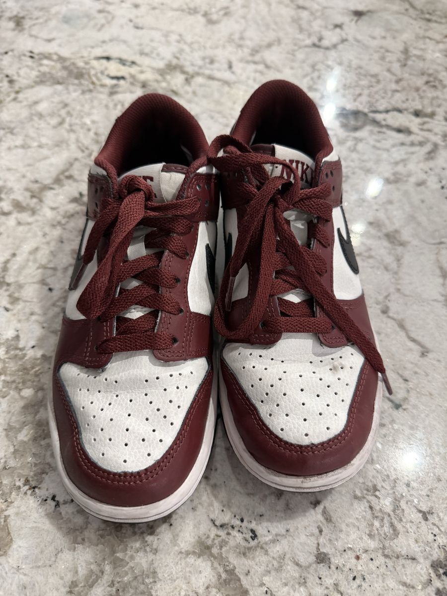 Nike Grade School Dunk Low Dark Team Red Size 5