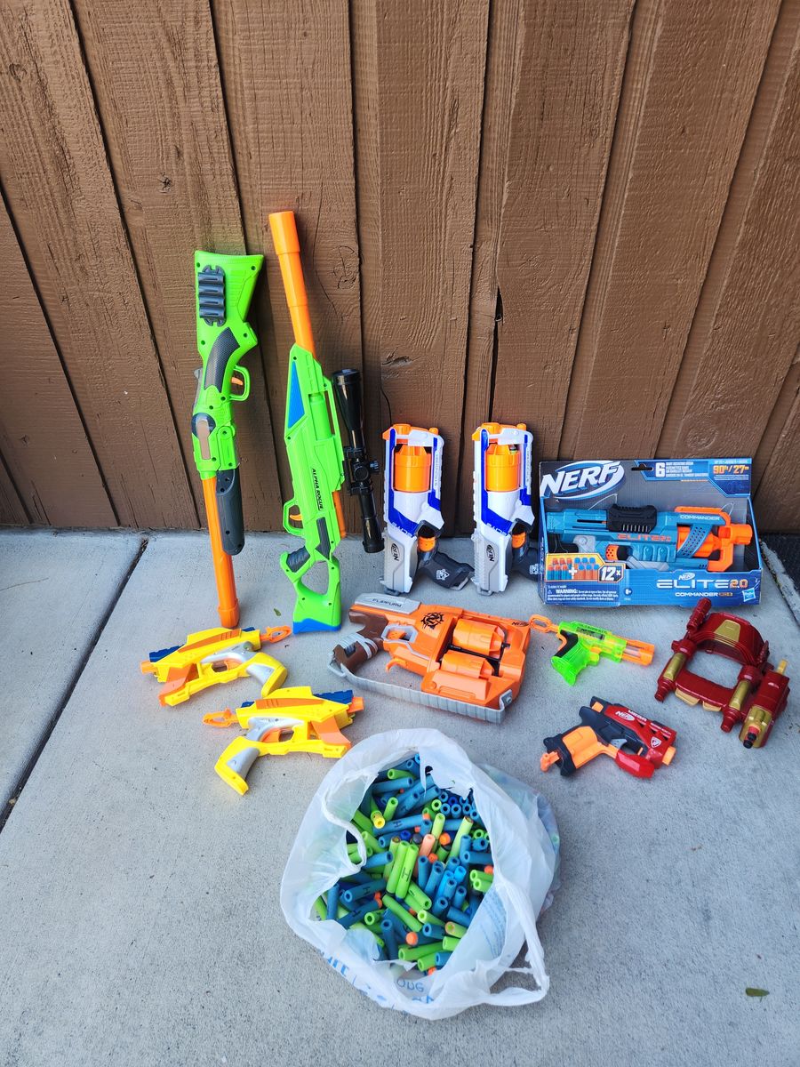 Nerf guns and bullets