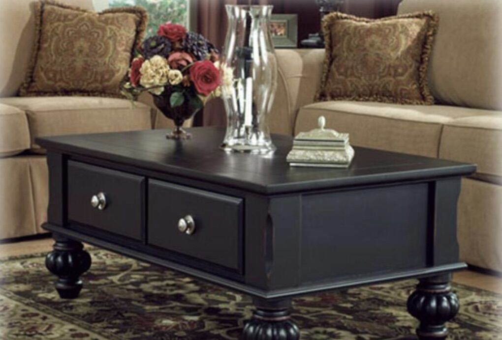 Solid Wood Coffee Table and Matching End Table