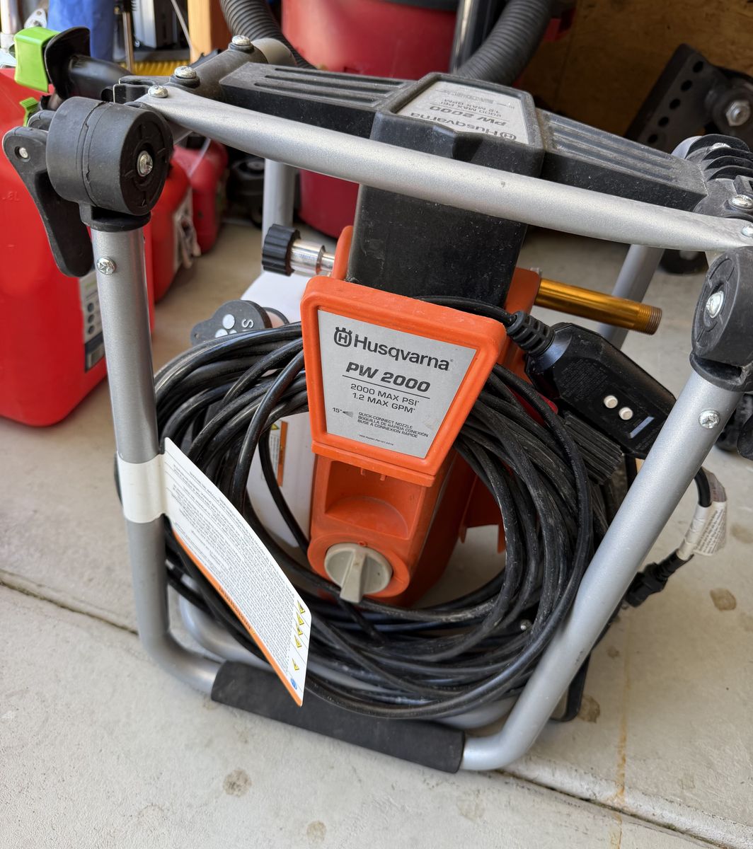 Husqvarna pressure washer