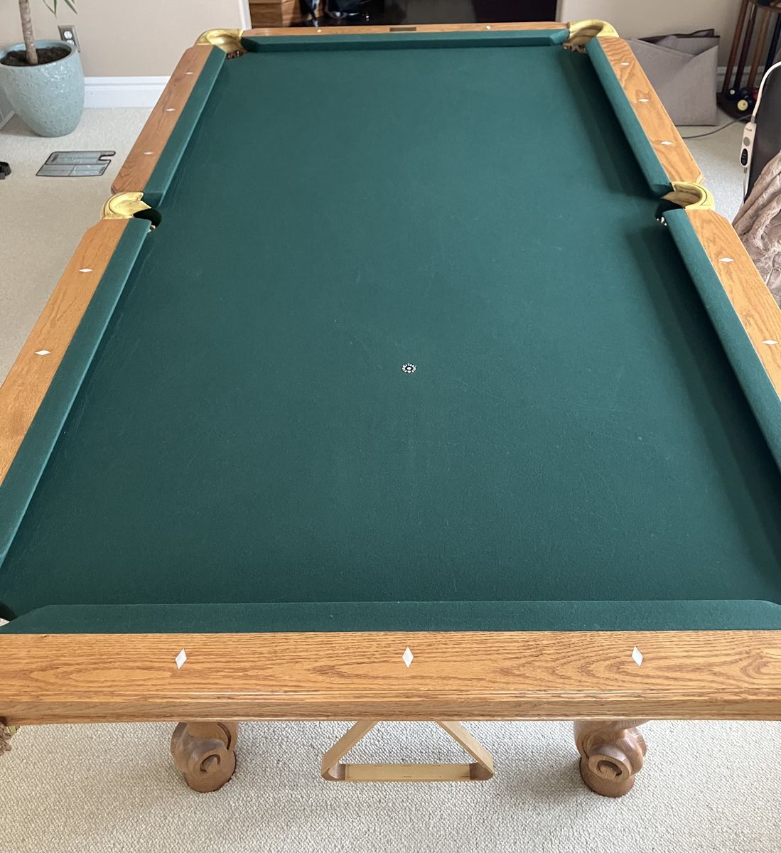 Gandy Pro 8 Oak Pool Table