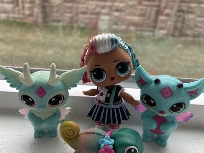 Magic Mixies Mixlings LOL doll gecko lot