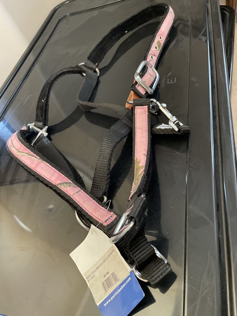 Horse Halter - Pastel Pink Realtree