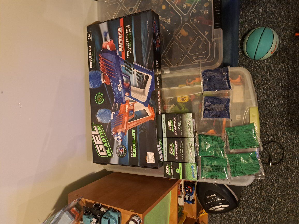 Gel Blaster brand orbee guns