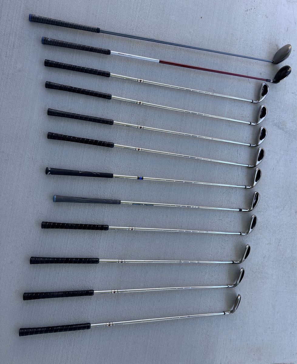 Callaway Big Bertha & TaylorMade R9 Golf Club Set - Driver, Woods, Irons, Wedges