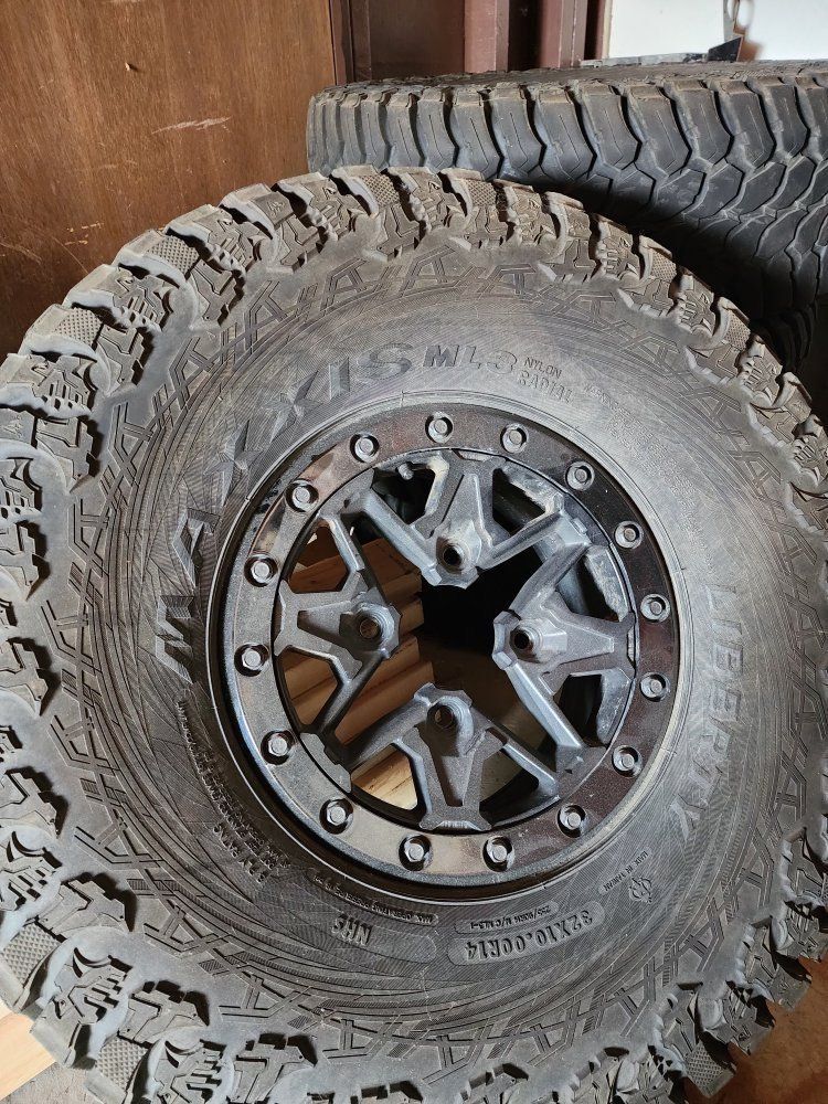 Maxxis Liberty UTV/ATV Tires 32x10R14 on Can-Am Maverick X3 Rims- Set of 4