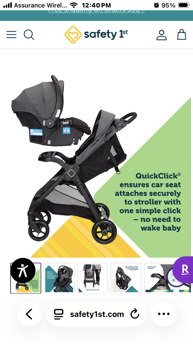 Safety 1st smooth ride travel stroller