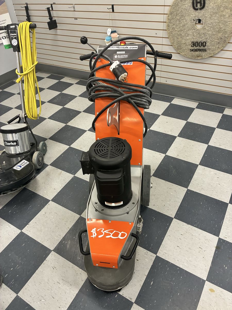 CONCRETE GRINDER, ONE HEAD ONE PHASE 230 V