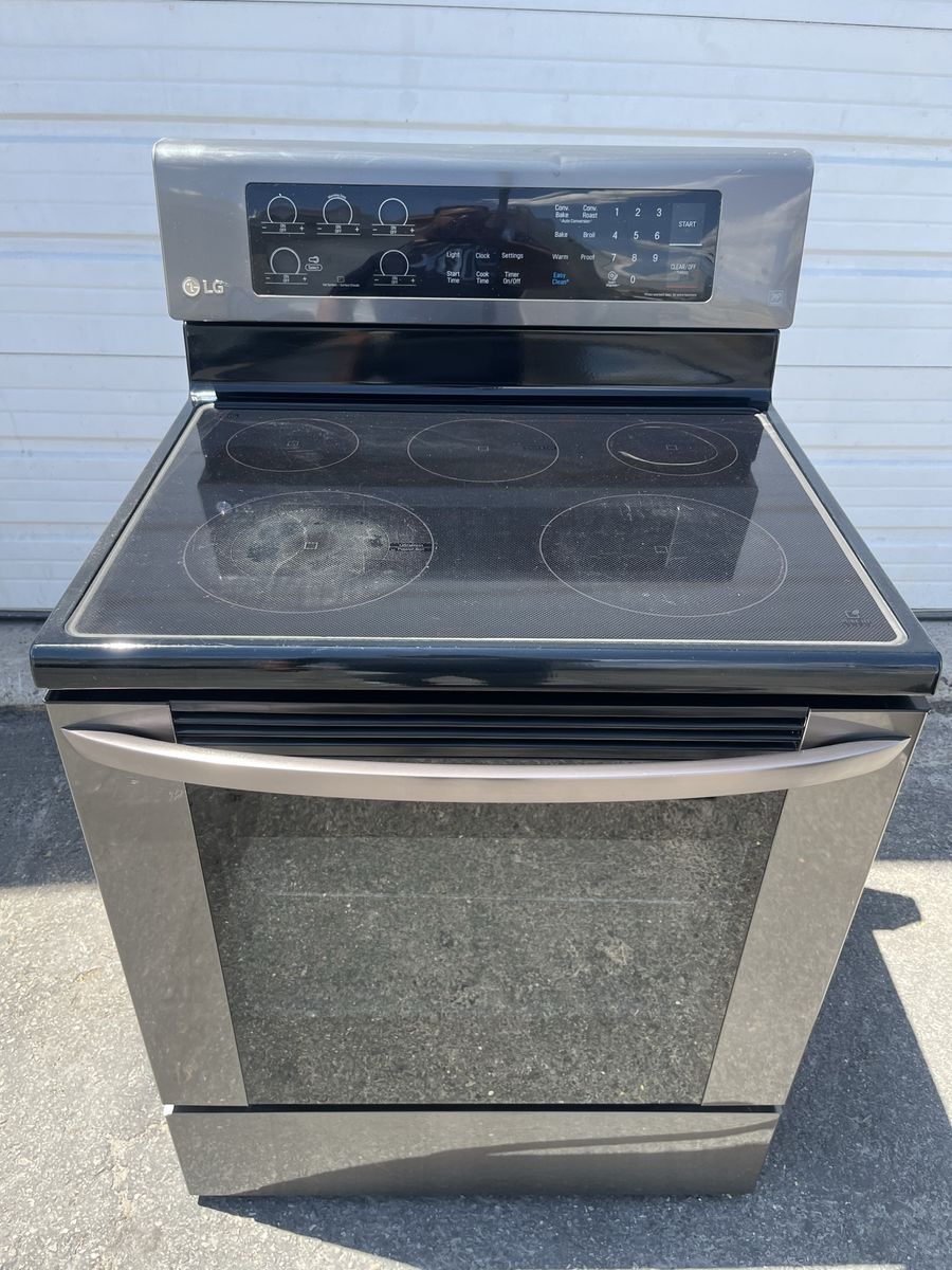 LG SS electric range,free delivery