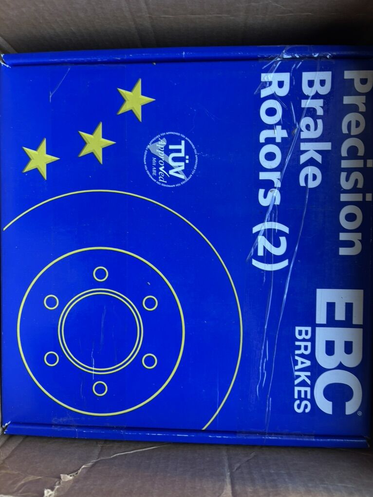 2 Brake Rotors And 1 Brake Pad