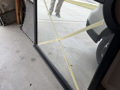 Mirror with wooden frame