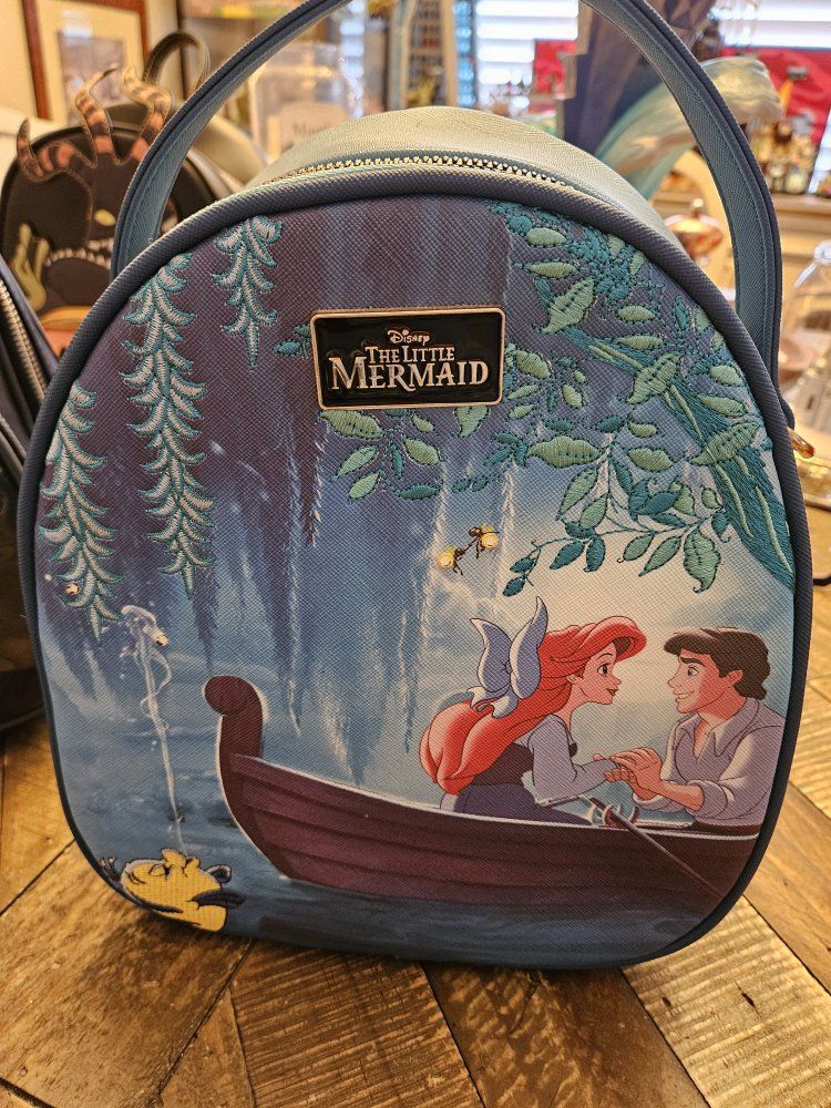 Disney The Little Mermaid "Kiss the Girl"  Mini Backpack - Ariel & Prince Eric Scene