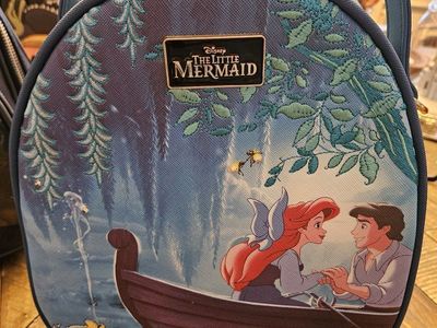 Disney The Little Mermaid "Kiss the Girl" Mini Backpack - Ariel & Prince Eric Scene