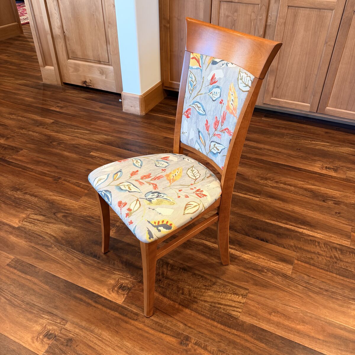 Estate sale - 8 new solid wood Canadel custom dining chairs