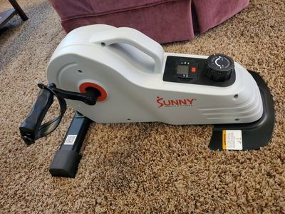 Sunny Health & Fitness Under Desk Mini Exercise Bike Pedal Exerciser
