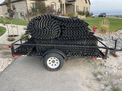Gravel grid stabilizer - 3 rolls and random cuts