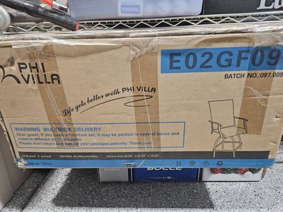 Phi Villa Swivel Bar Chairs (New) Model # E02GF097