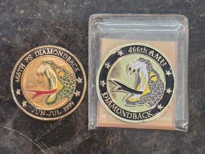 466th FS Diamondback Coins