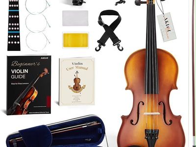 AKLOT Handcrafted Full Size Violin full size NEW!