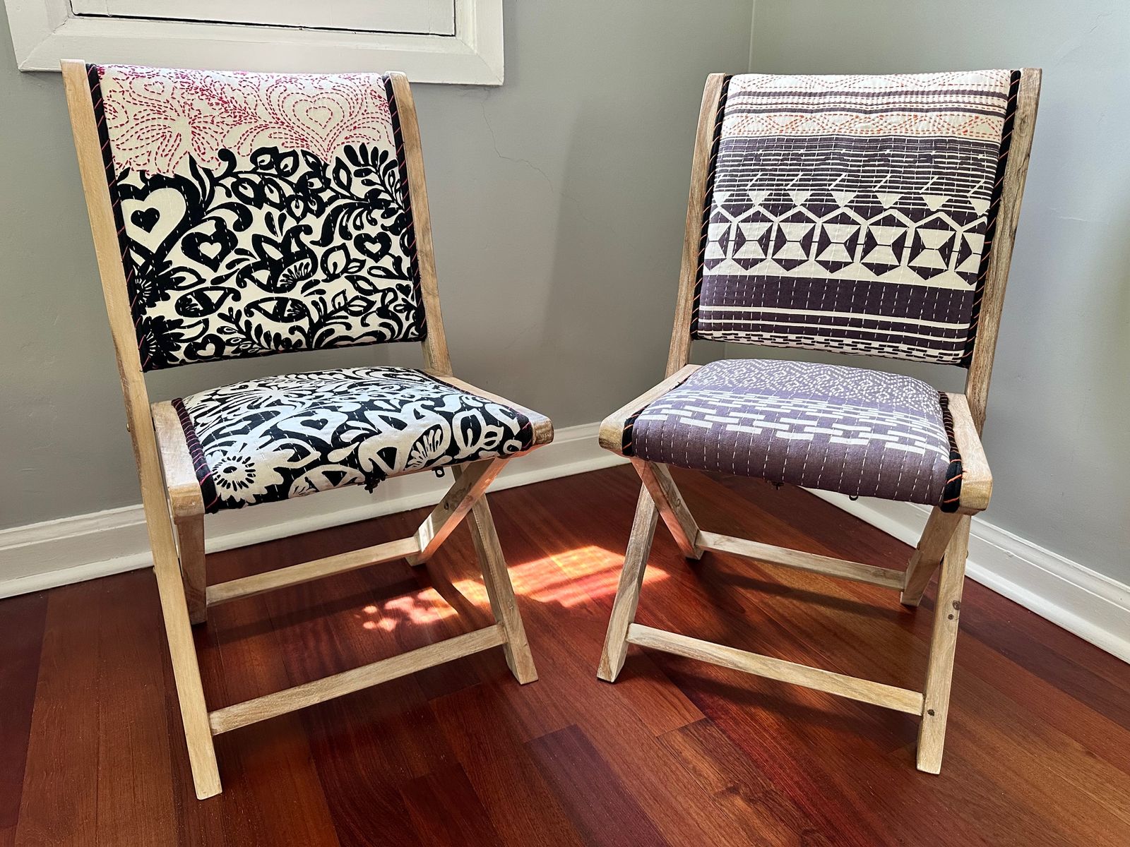 Embroidered Terai Folding Chairs