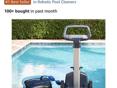 Dolphin Nautilus CC Plus Robotic Pool Vacuum Cleaner and Caddy