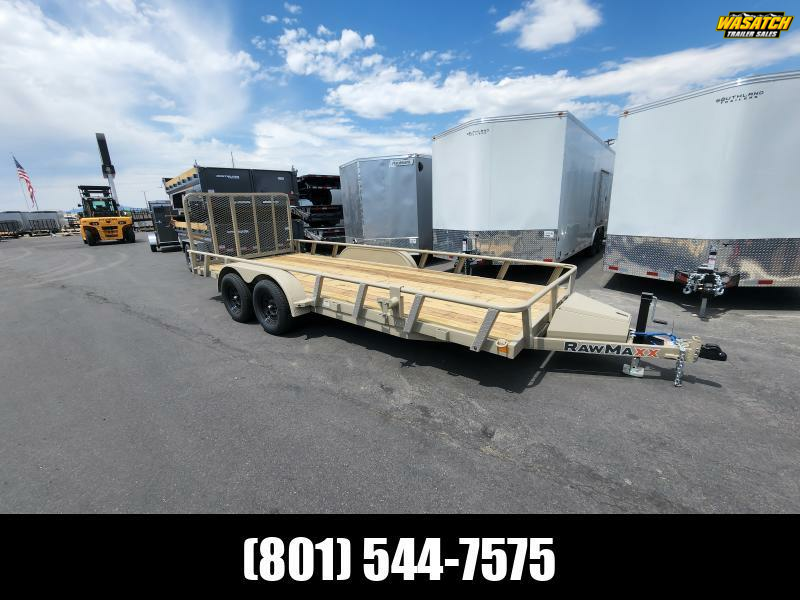 2026 RawMaxx 7X18 UTX 7K Utility Trailer