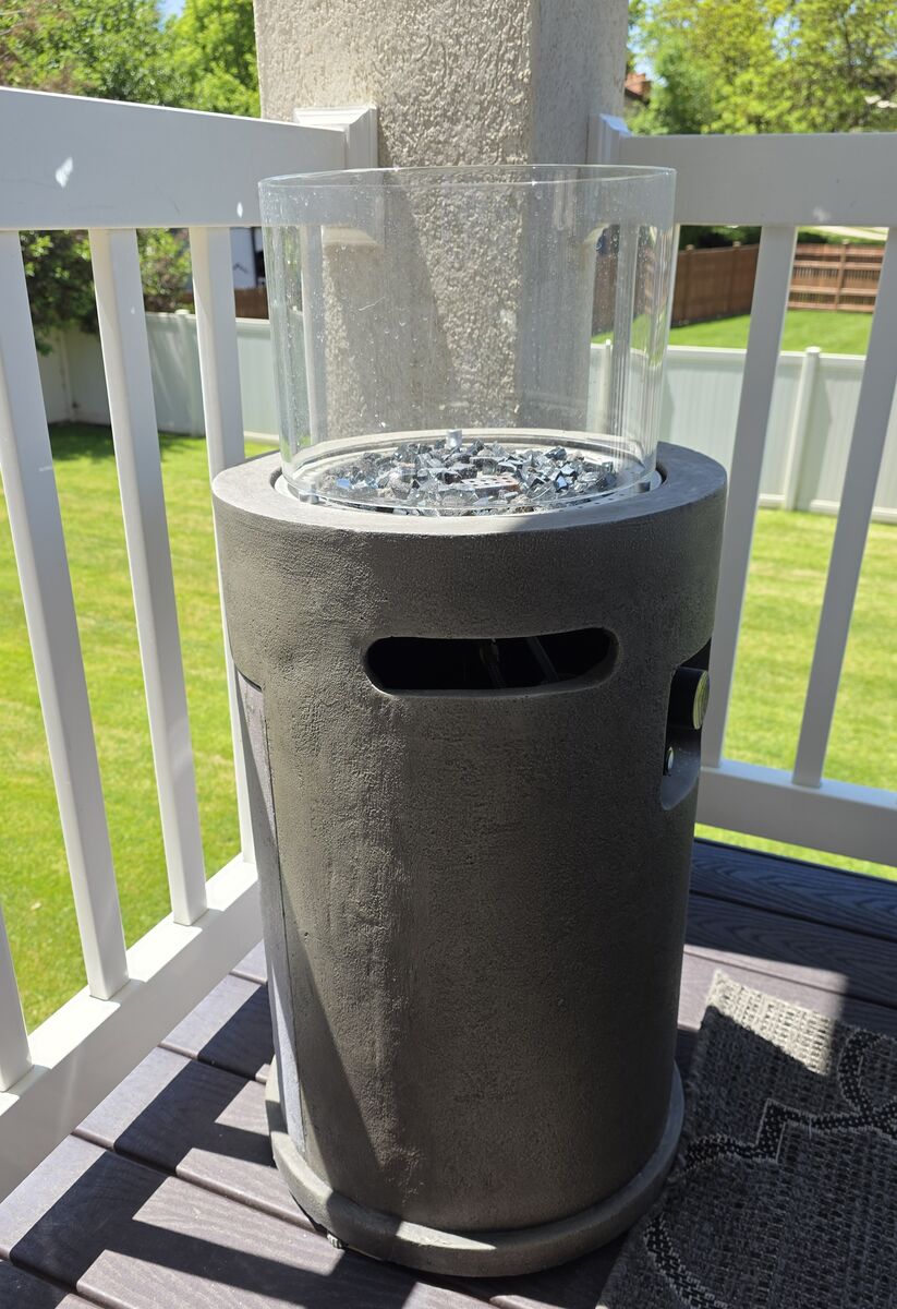 LP Gas Patio Fire Column