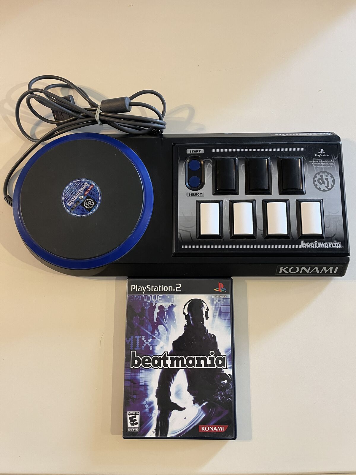 Beatmania PS2 Complete with Disc, Case, Controller