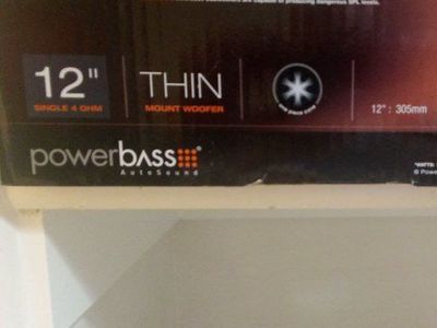 12" subwoofers x3. 120$ for both. new in box