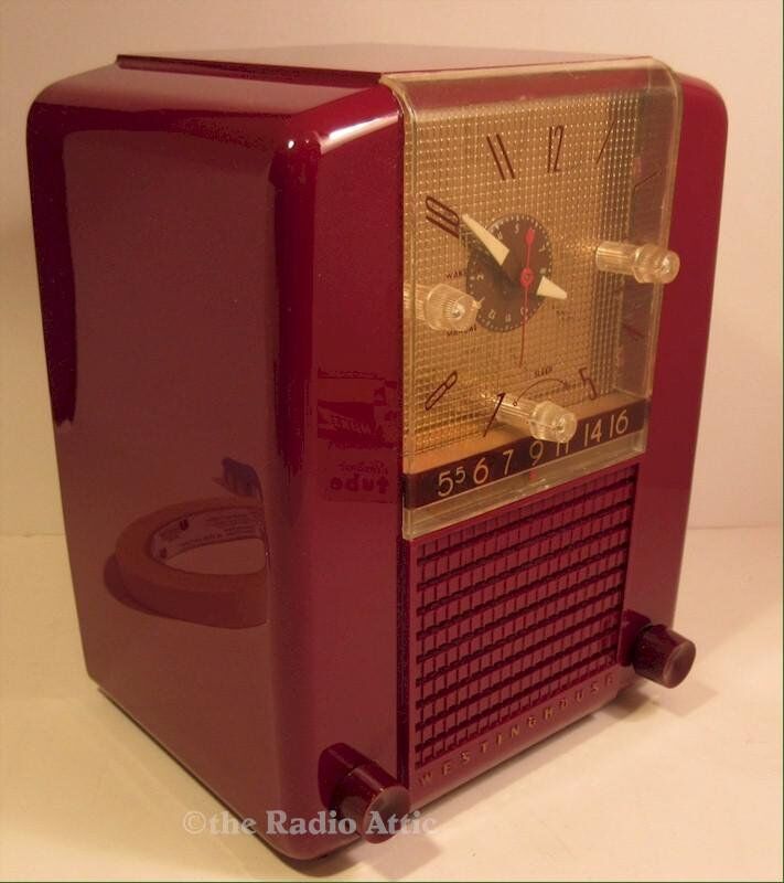 The 1954 Westinghouse Clock Radio Model H-397T5