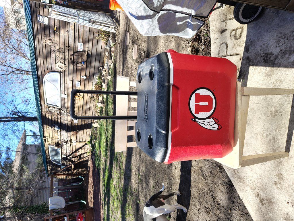 Utes coleman cooler chest