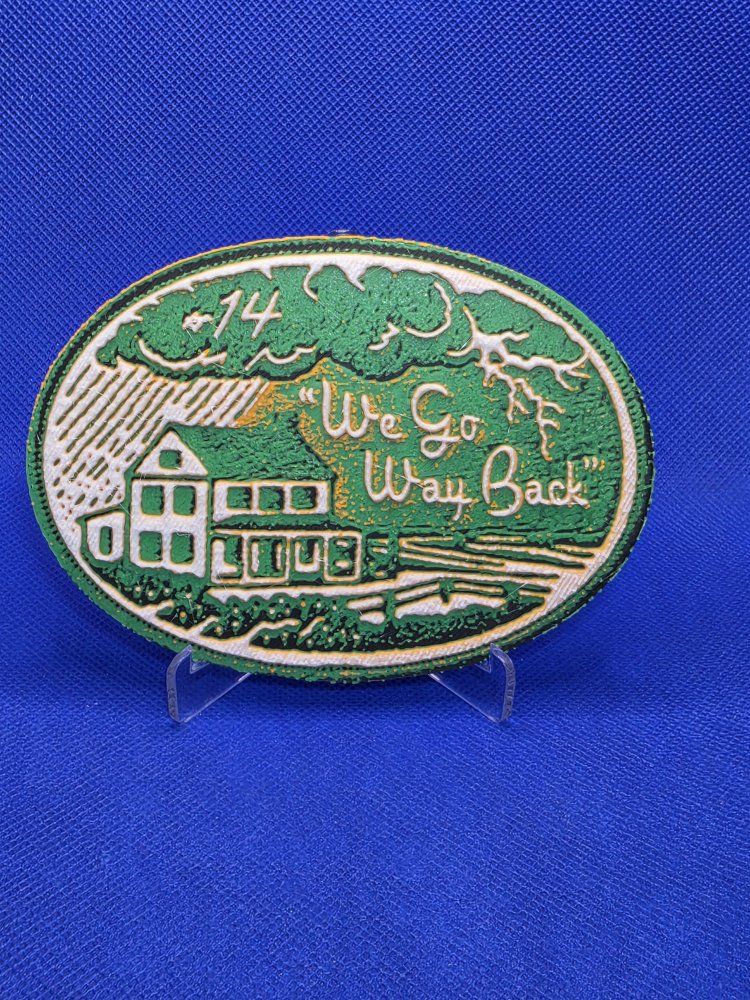 Noah Kahan "We Go Way Back" 3D Printed Patch