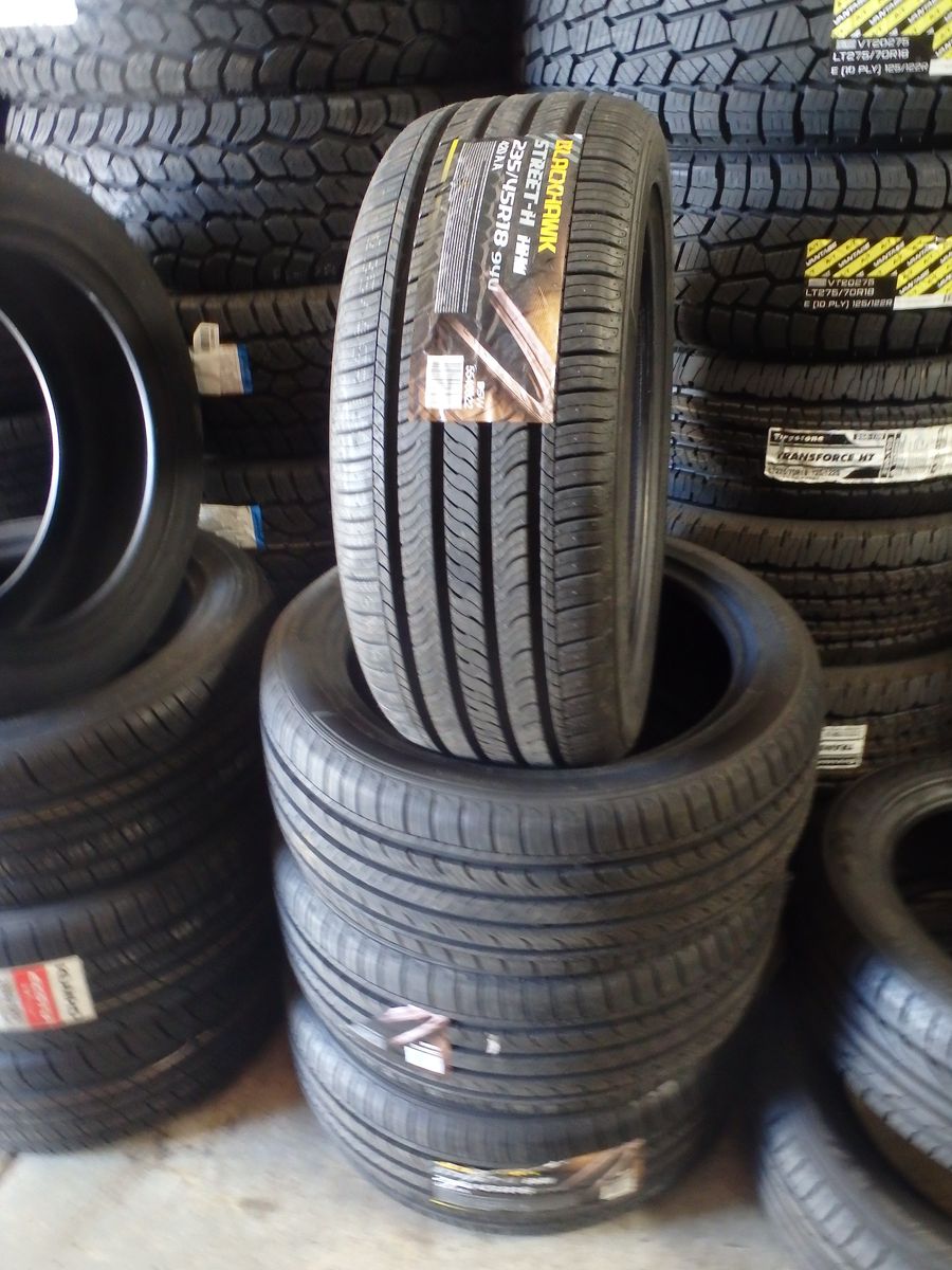 235/45R18 BLACKHAWK STREET-H HH11 SET OF BRAND NEW TIRES
